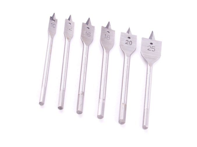 Vrtáky kopinaté 10-25mm/6ks