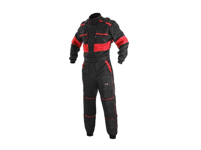 Kombinéza ROBERT černo-červená