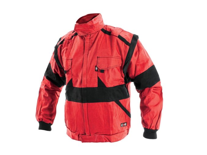 Bunda EDA červeno-černá