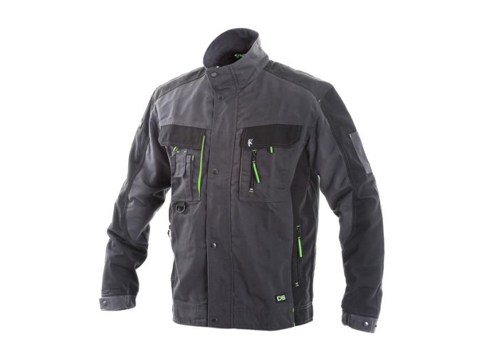 Bunda LUCIUS šedo-zelená