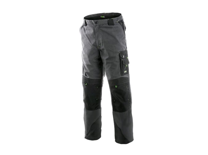 Kalhoty NIKOLAS pas šedo-zelené