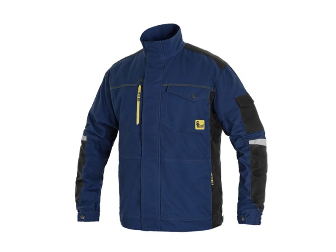 Bunda STRETCH modro-černá