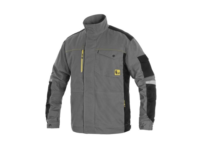 Blůza STRETCH šedo-černá