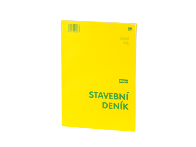 Deník stavební A4 3x12stran