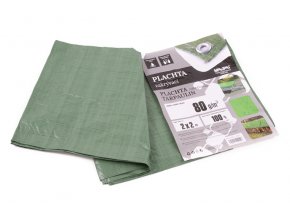 Plachta 80g ZELENÁ 2x2m