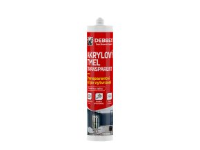 den braven akrylovy tmel transparent 280 ml kartuse transparentni