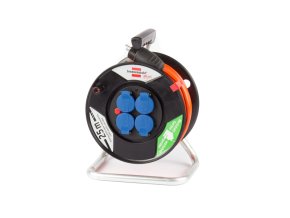 Kabel buben 25m, 4x230V ,IP44  gumový kabel o průřezu 3x1,5mm