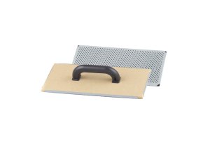 Škrabák plechový DŘEVO 40x18cm