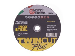 Kotouč tenký řezný na ocel a nerezovou ocel 230 x 2 mm Twin cut plus