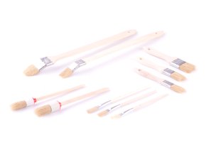 Štětce sada 10ks mix,DŘEVO