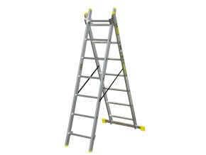 Žebřík Bayersystem 2x7 dvoudílný AL BS-DW 2x