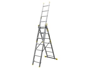 Žebřík Bayersystem 3x7 třídílný AL BS-DW 3x