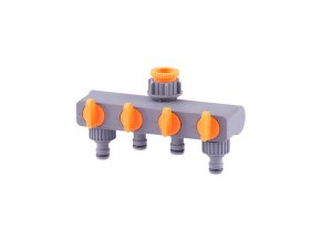Adaptér s 4 vývody 3/4"-1" - výprodej