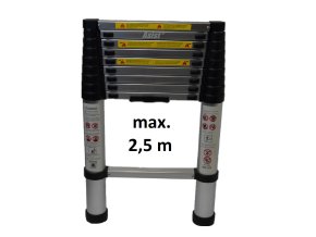 Žebřík teleskopický Alu, 2,5m - AR99-6250
