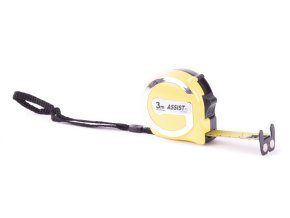 Metr svinovací ASSIST PLUS 3m, oboustranný háček/ páska