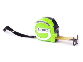 Metr svinovací ASSIST PLUS 5m, oboustranný háček/ páska