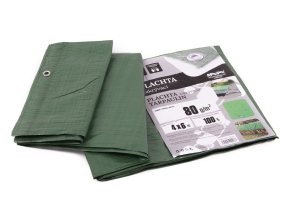 Plachta 80g ZELENÁ 4x6m