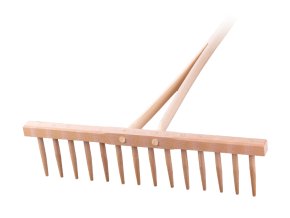 Kolík dřevěný na hrábě