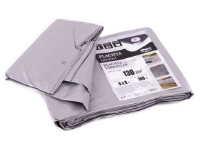 Plachta 130g ŠEDÁ 5x8m