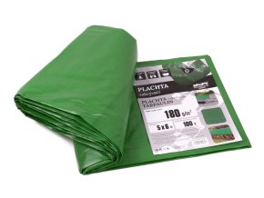 Plachta 180g ZELENO-ŠEDÁ 5x6m