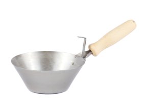 Naběračka OCEL 18,5cm dř.rukojeť