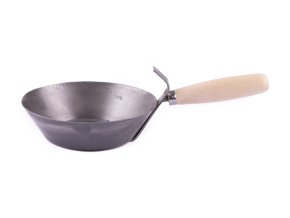 Naběračka OCEL 18cm dřevěná rukojeť