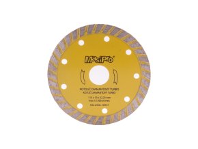 Kotouč diamantový turbo 115 mm