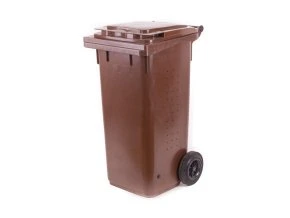 Popelnice hranatá 240l BIO-hnědá