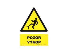 Tabulka informační   POZOR VÝKOP