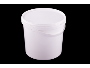 Vědro s víkem 5,6l/plast bílé