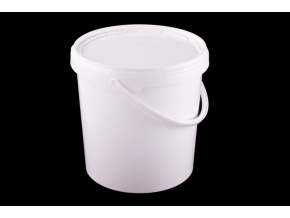 Vědro s víkem 10,7l/plast bílé