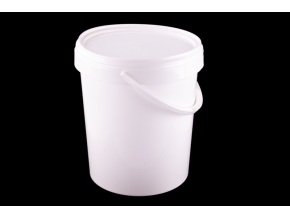 Vědro s víkem 15l/plast bílé