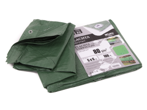 Plachta 80g ZELENÁ 5x6m