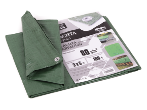 Plachta 80g ZELENÁ 3x5m