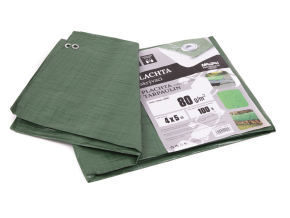 Plachta 80g ZELENÁ 4x5m