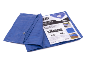 Plachta standard MODRÁ 3x5m