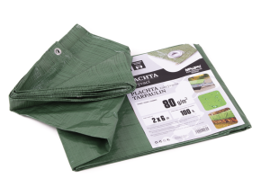 Plachta 80g ZELENÁ 2x6m