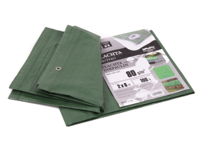 Plachta 80g ZELENÁ 2x8m