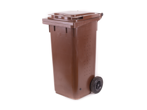Popelnice hranatá 240l BIO-hnědá