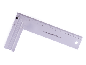 Úhelník hliník 25cm