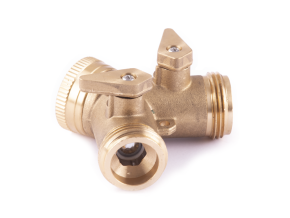 Adaptér MOSAZ 3/4", 2 vývody, STOP