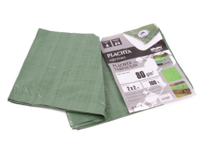 Plachta 80g ZELENÁ 2x2m
