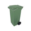 Popelnice hranatá 120l PVC-zelená
