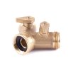 Adaptér MOSAZ 3/4", 2 vývody, STOP