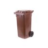 Popelnice hranatá 240l BIO-hnědá