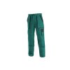 Kalhoty JOSEF pas zeleno-černé