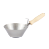 Naběračka OCEL 16cm dř.rukojeť