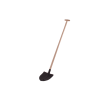 Lopata srdcovka černá/násada T-130cm