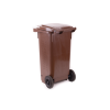 Popelnice hranatá 240l BIO-hnědá