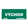 Tab. 21x8,7cm VÝCHOD